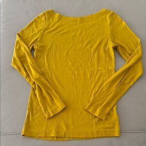 GAP Golden Yellow Long Sleeve Top